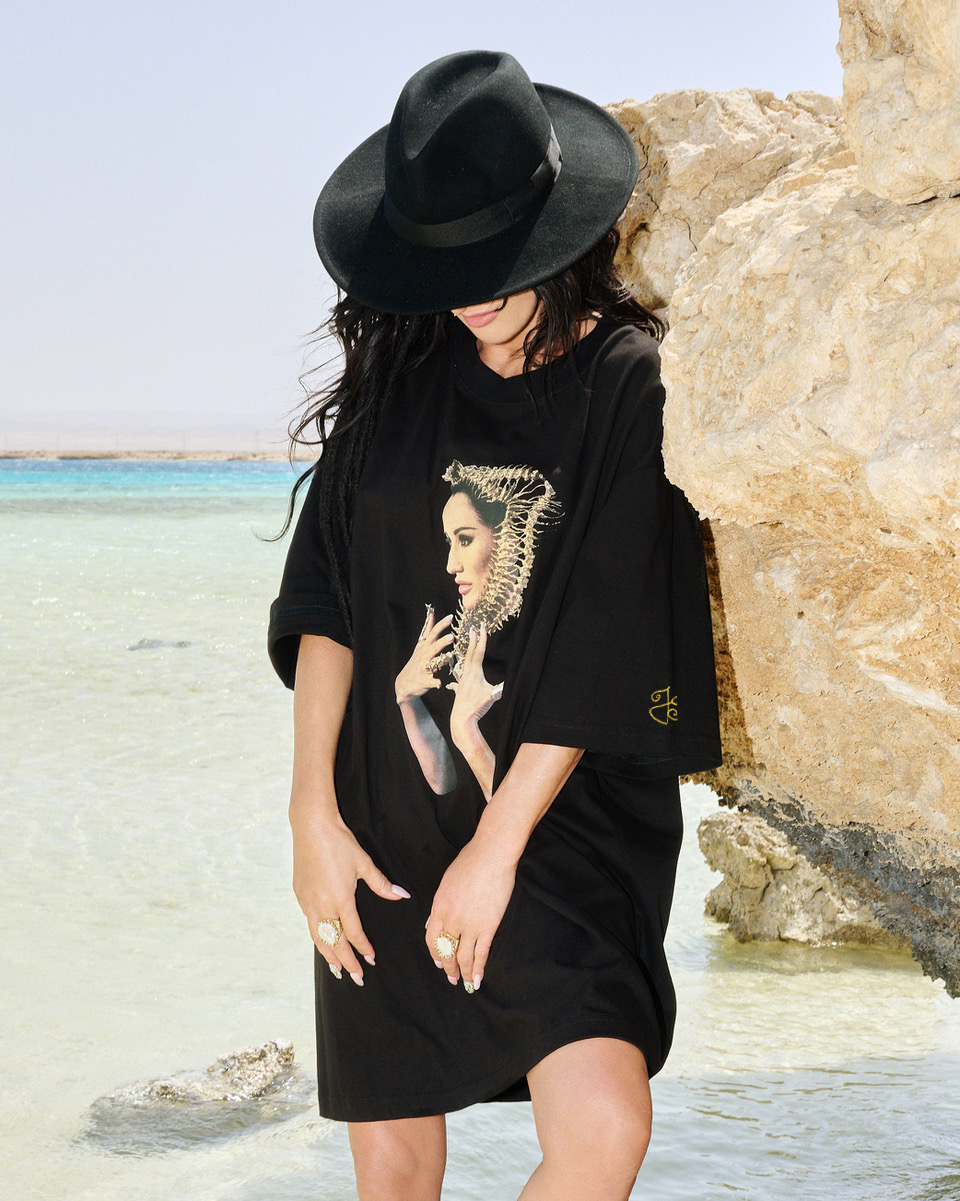 PRE - order( rabat 10 %) koszulka Justyna ONE SIZE oversize
